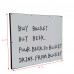FixtureDisplays® Board, Dry Erase Metal Magnet Wall Mount Notice Sign Menu 11123-NEW